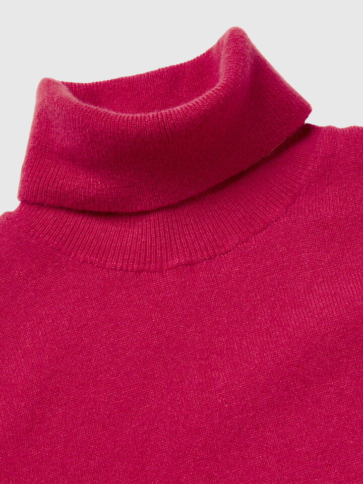 TURTLE NECK SWEATER Women image number 3